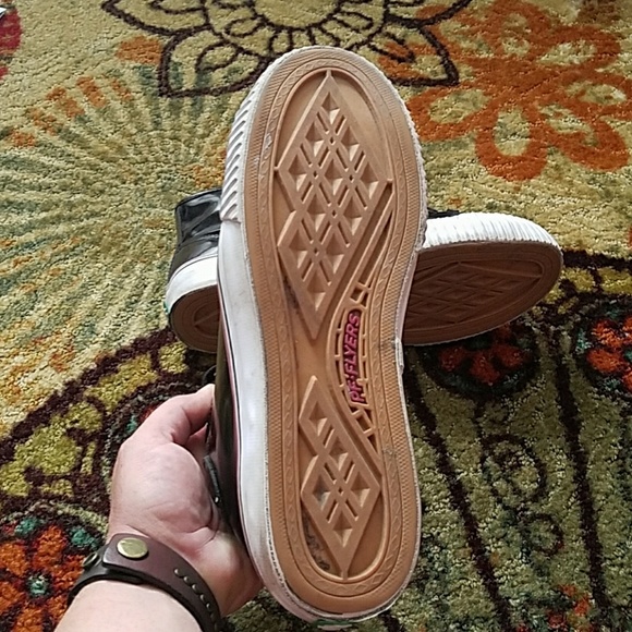 Patent leather PF flyer Hi tops - Picture 5 of 8